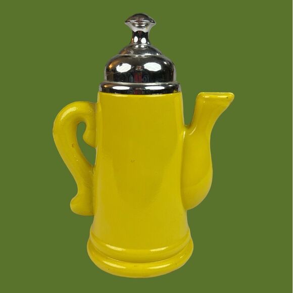 70s Avon Vintage Koffee Klatch Harvest Gold Groovy Floral Collectible Bottle - Picture 3 of 8